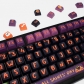 Halloween 104+31 XDA-like Profile Keycap Set Cherry MX PBT Dye-subbed for Mechanical Gaming Keyboard